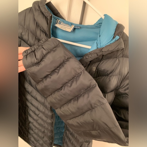 Mountain Warehouse - Puffer Jacket - Zipper Closure and Hood - Black - Size 8 US - Picture 8 of 10